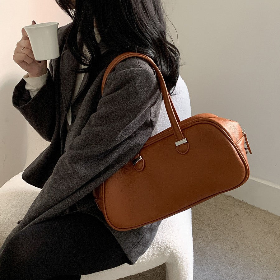 Soft Leather Versatile Women's Shoulder Bag