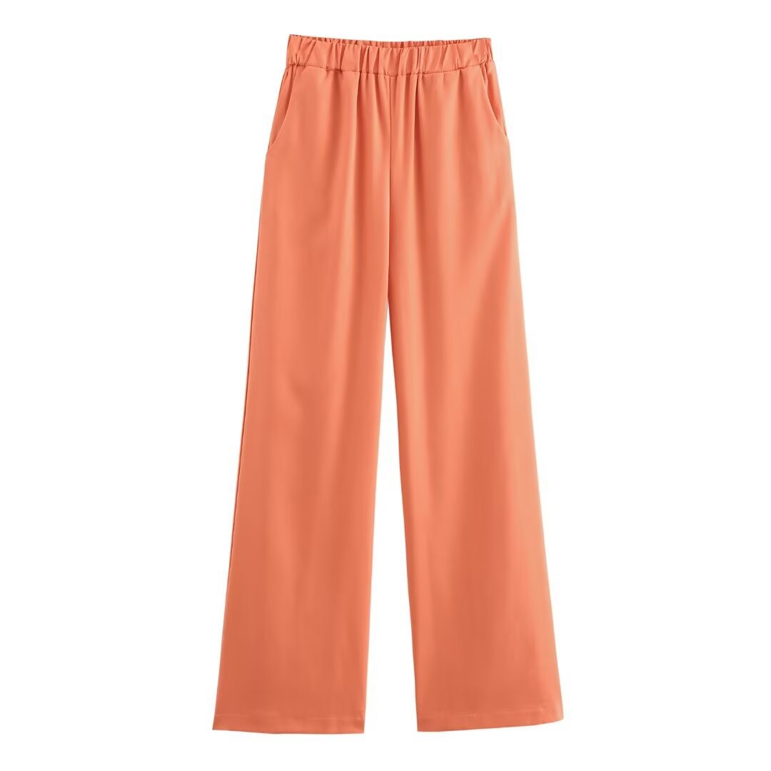 Classic Style Cotton And Linen Halterneck Vest Suit Women's Summer High-grade Trousers