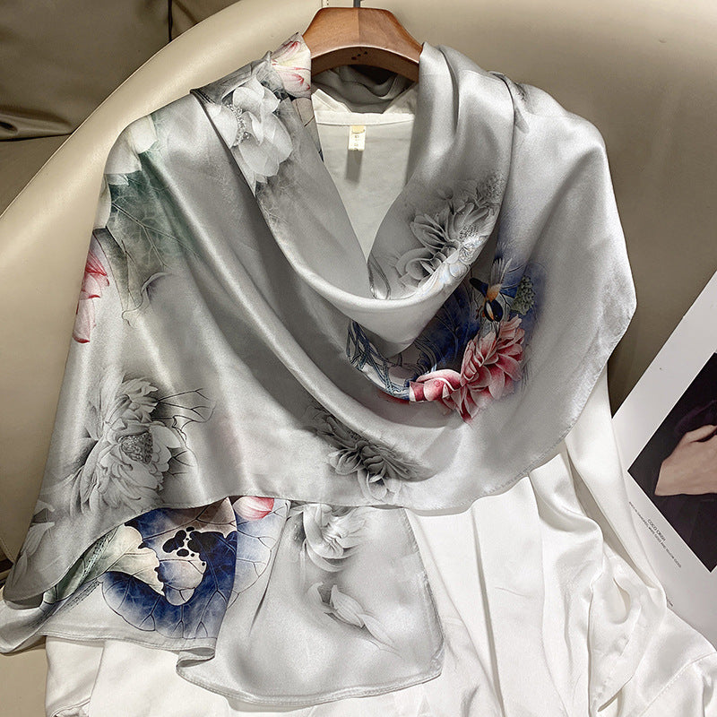 Hangzhou Silk Silk High-end Long Silk Scarf