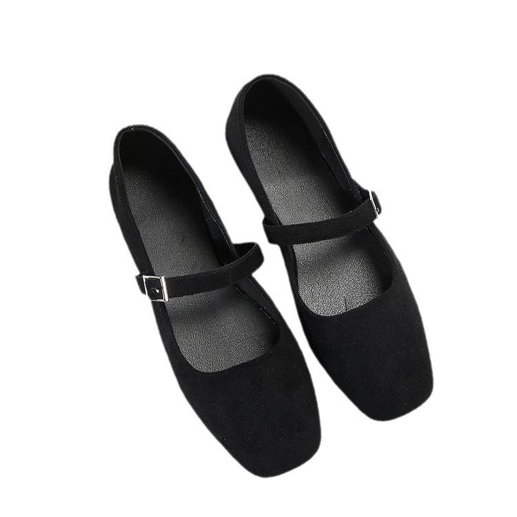 Low Heel Low-cut Women's Embroidered Shoes