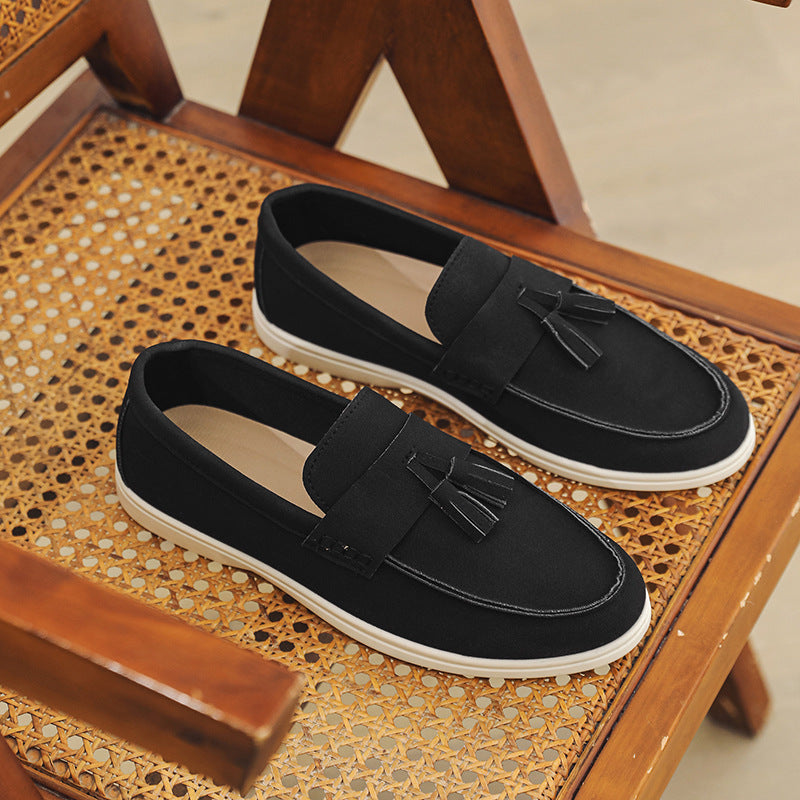 Suede Slip-on Business-casual Loafers