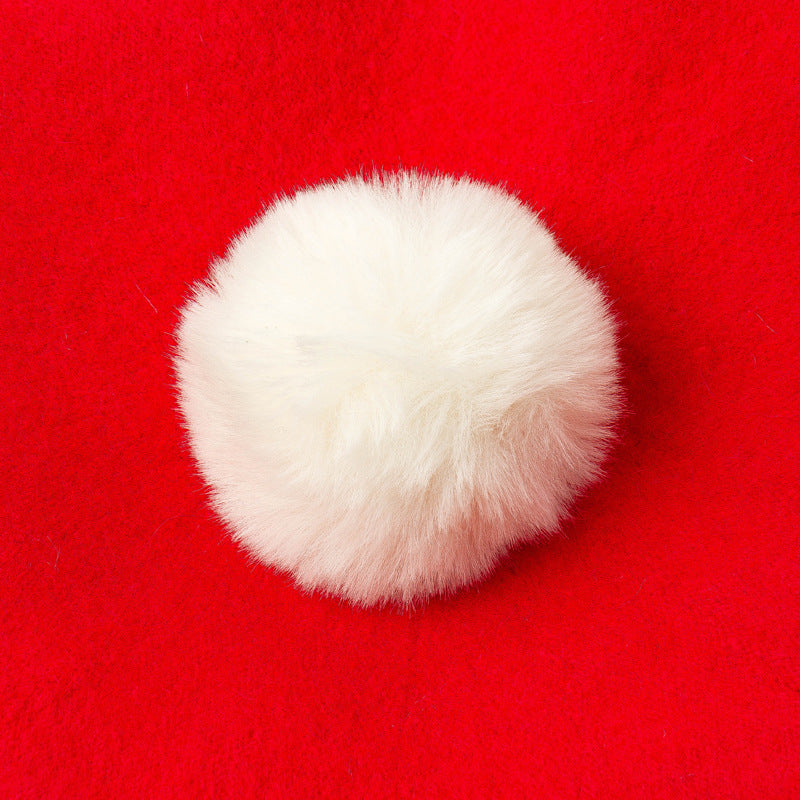Cute Warm Bud Hat With Hair Ball