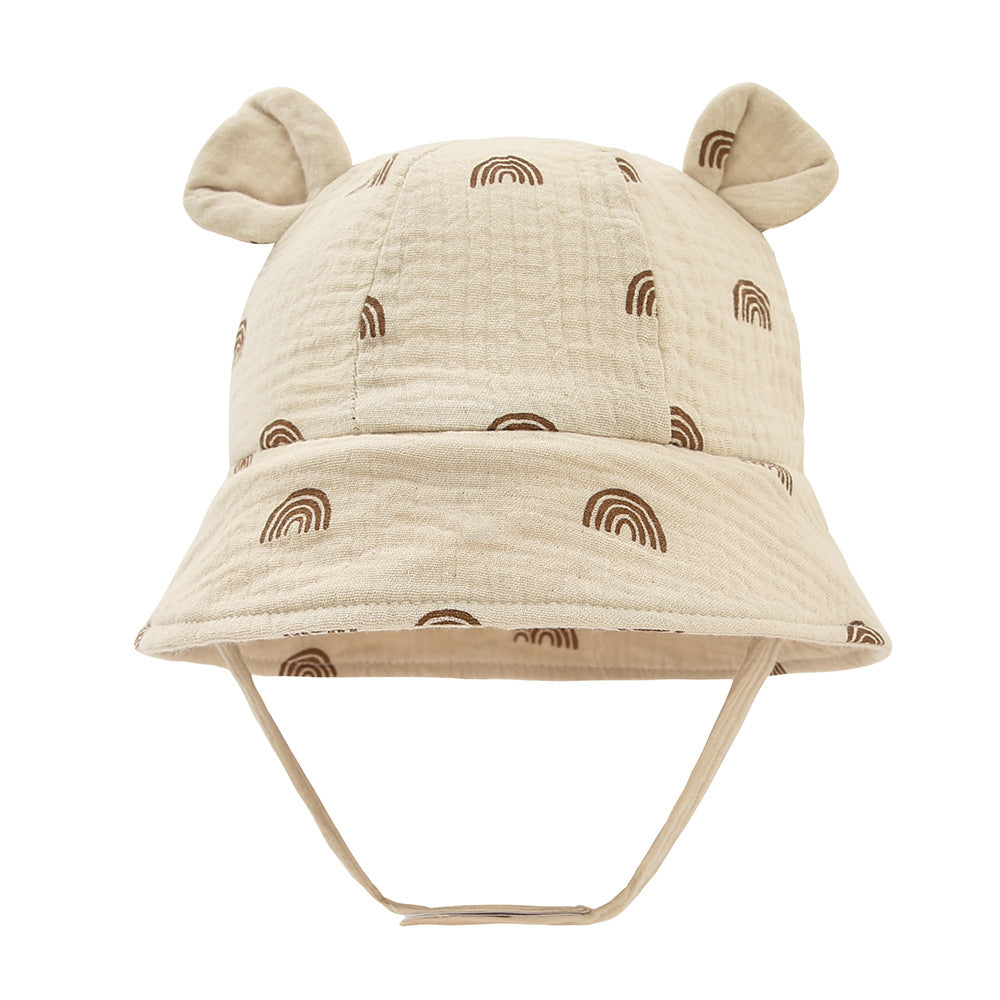 European And American Baby Rabbit Ears Bucket Hat