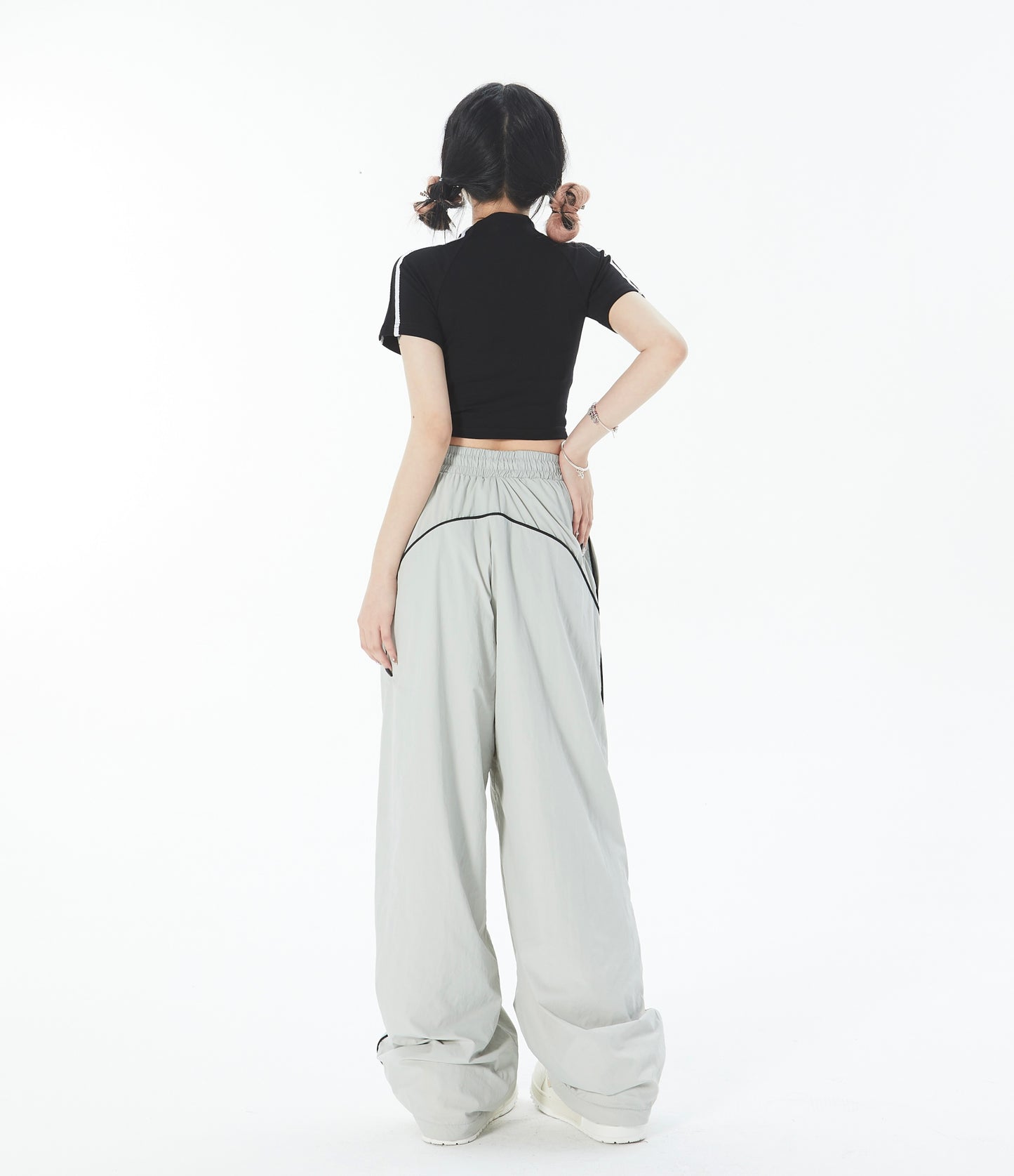 High Street Drape Drawstring Sports Pants, Unique And Unique To The Niche Pants