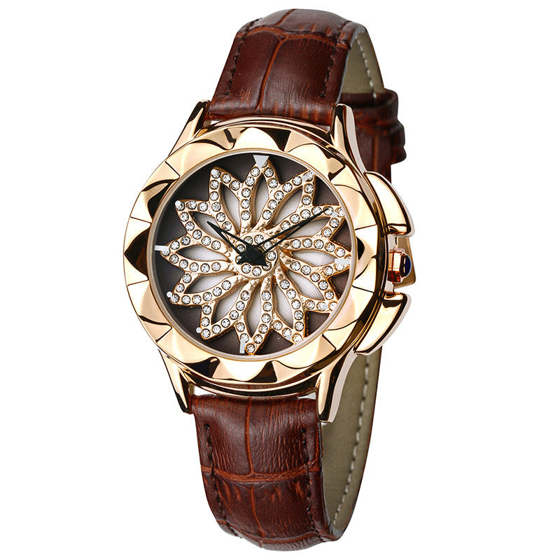 Rhinestone leisure creative watch