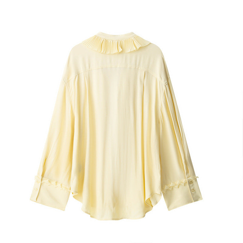 European And American Style Solid Color Strap Loose V-neck Shirt Dress