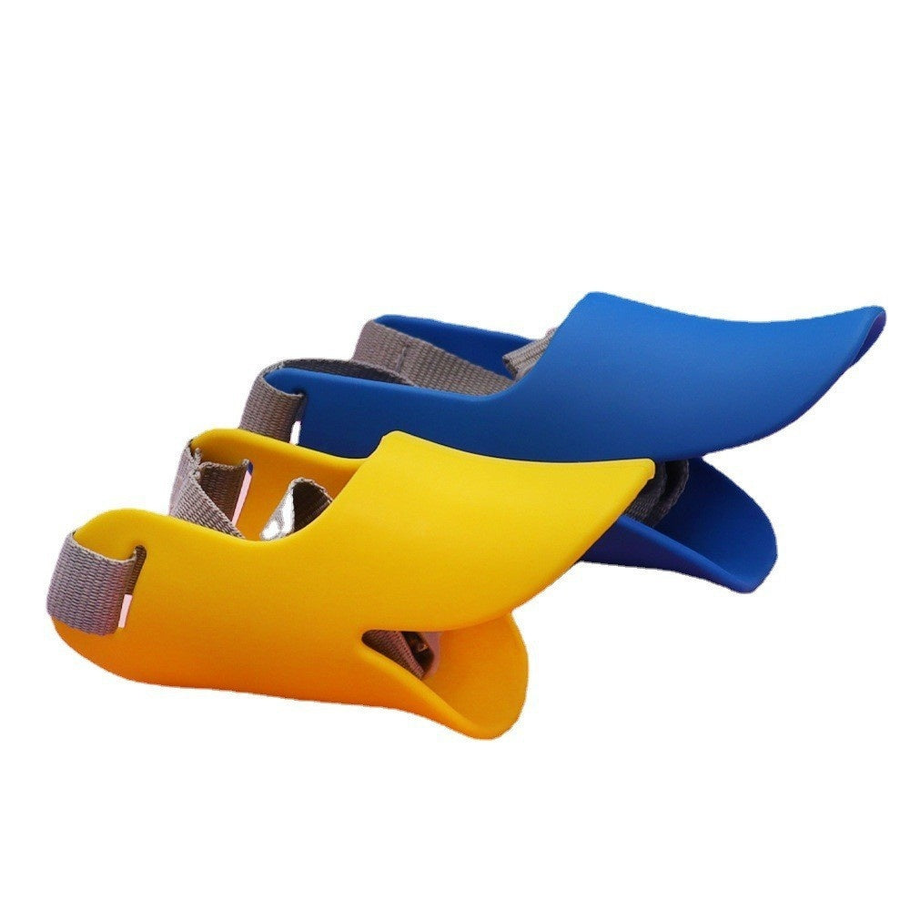 Dog Mouth Cover Pet Duckbilled Sleeve Silicone