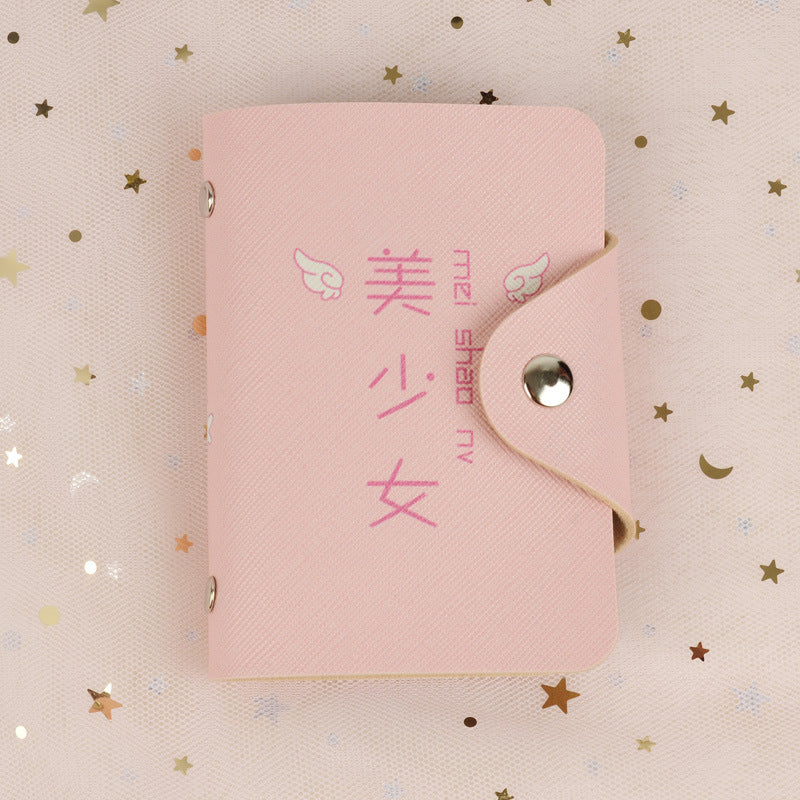 Multi-card color printing cartoon female card package