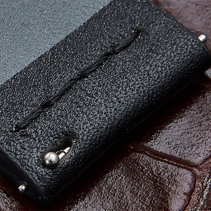 Calfskin leather strap