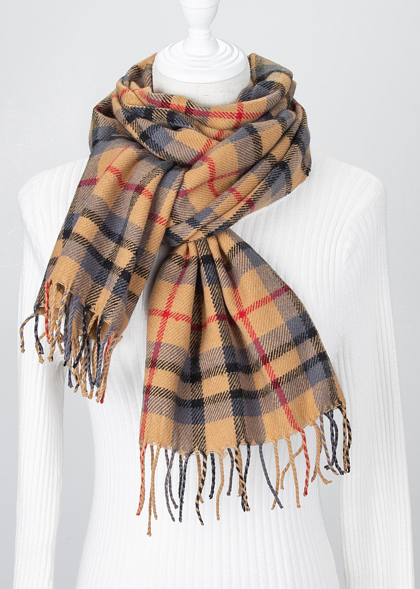 Solid color scarf shawl carpet