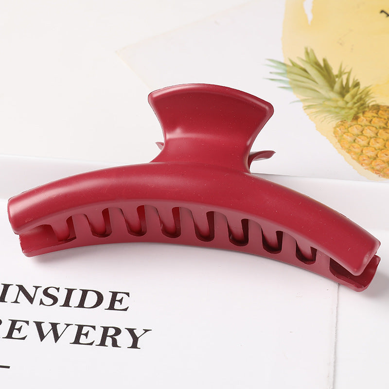 Geometric matte top clip back head catch clip