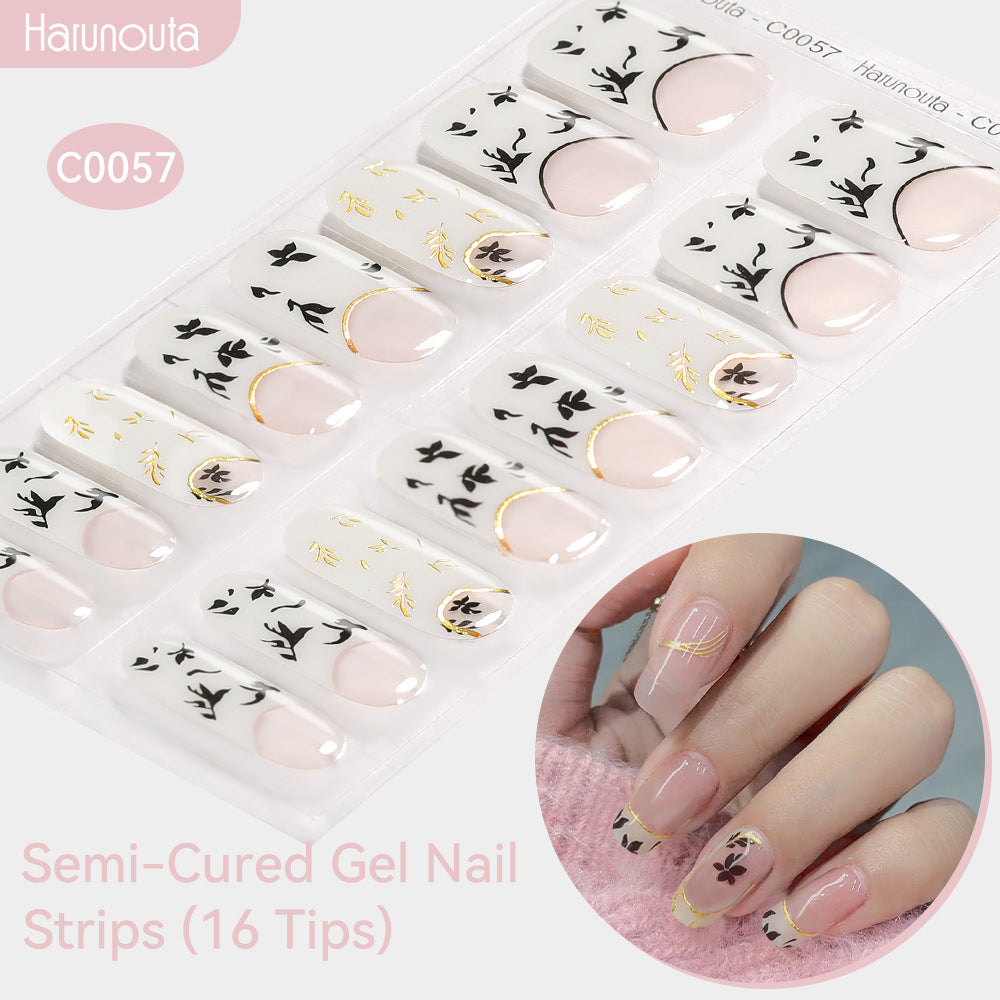 Nail Stickers UV Gel Nail Sticker Semi-curing