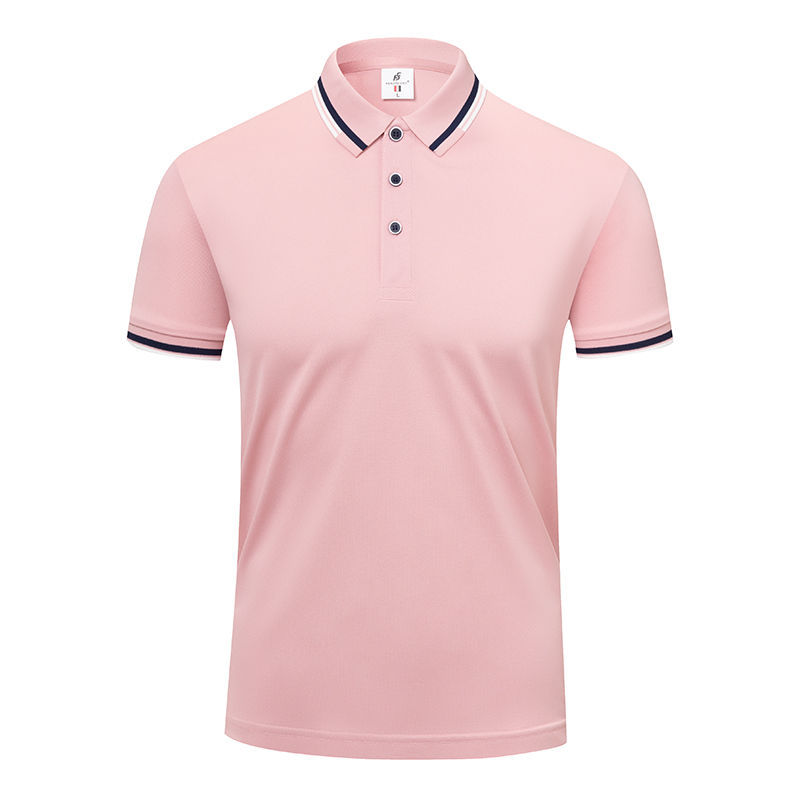 Ice Cotton High-end Enterprise Clothes Lapel Short Sleeve 190g