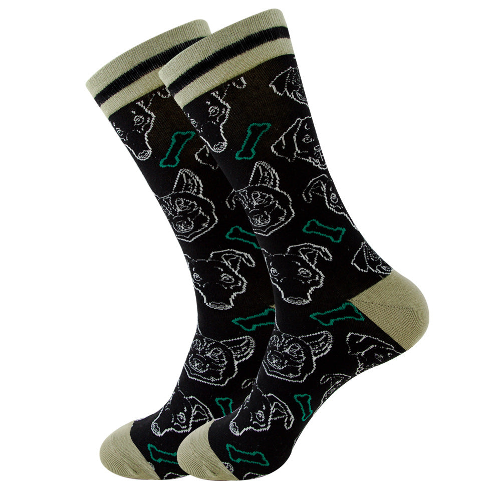 Geometric Fruit Women Socks Street Trend