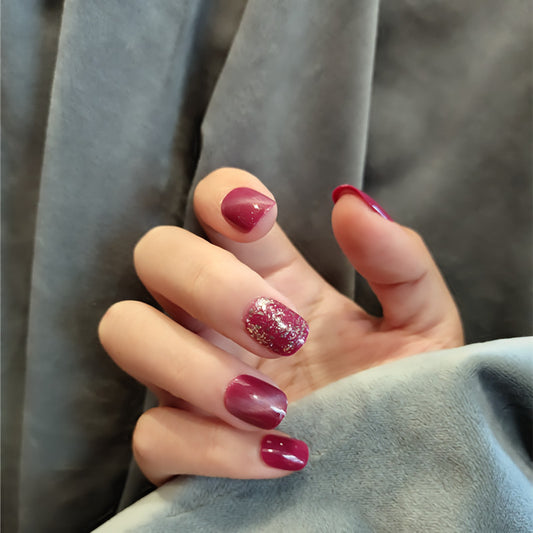Fashion Net Red Cat Eye Jump Color Nail Art