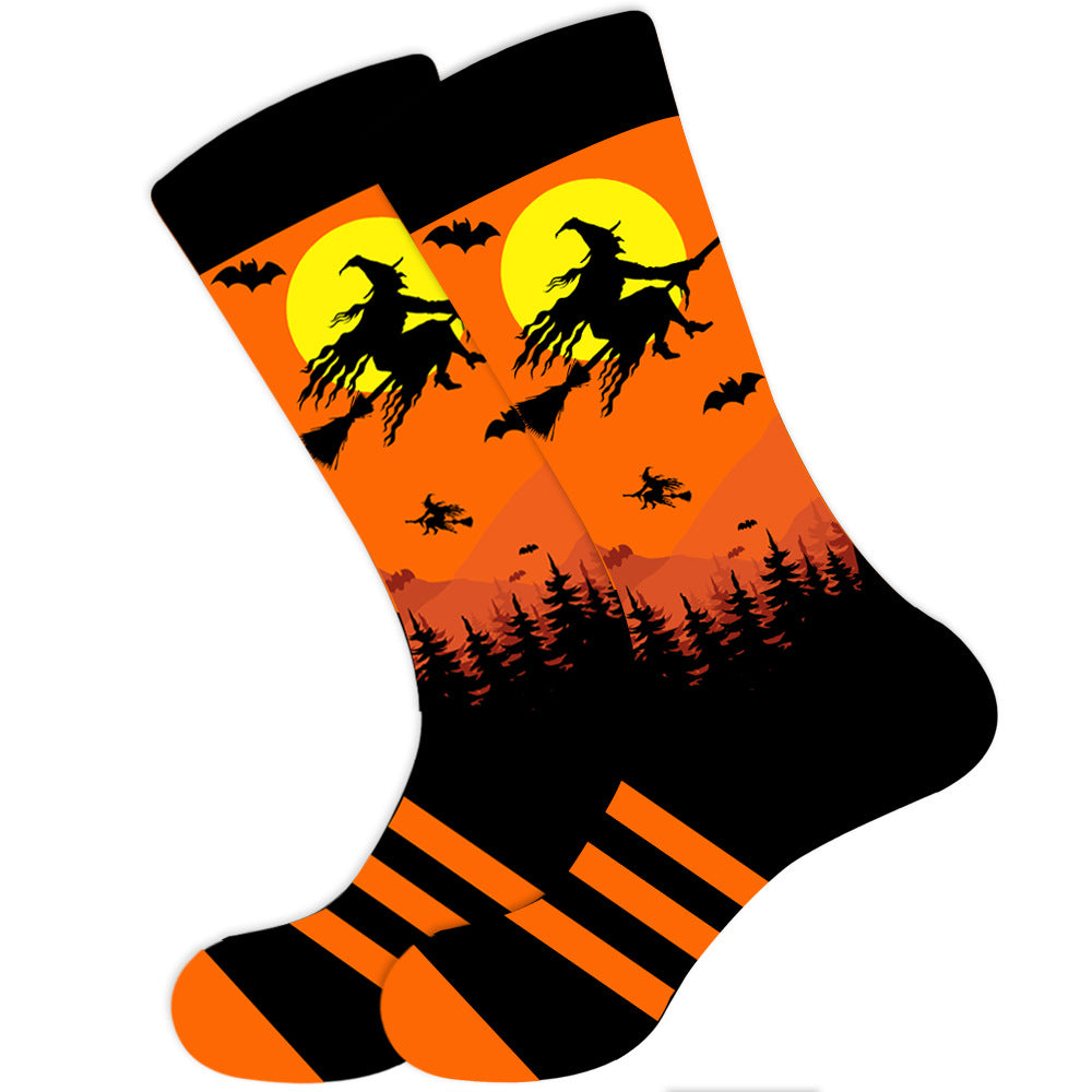 New Halloween Men's And Women's Skull Socks
