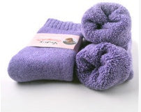 Woolen Fleeced Thickened Socks For Winter