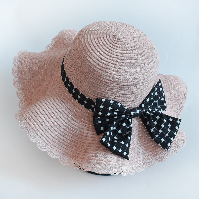 Sunscreen Lotus Leaf Beach Sun Hat Big Brim Straw Hat