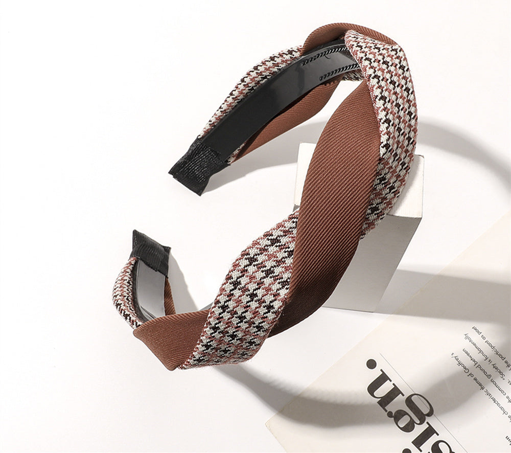 Curry Cross Hair Band Fashionable And Versatile