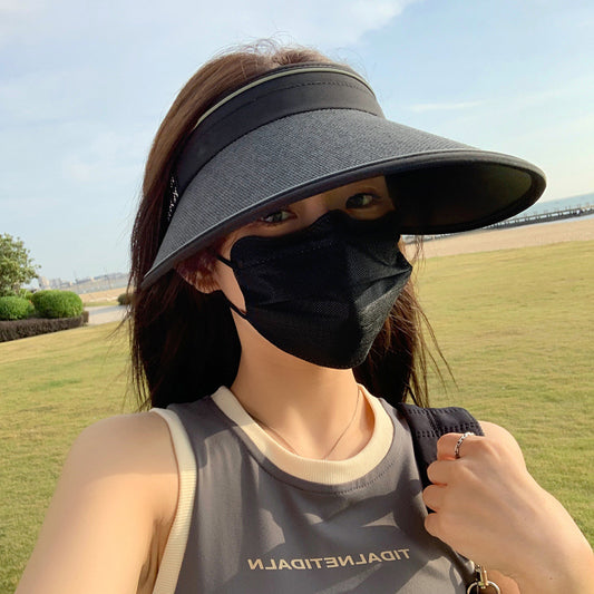 Women's Fashion Letter Sunscreen Hat