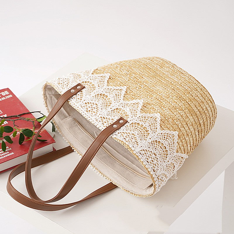 Strå Lille Spandtaske Bærbar Crossbody