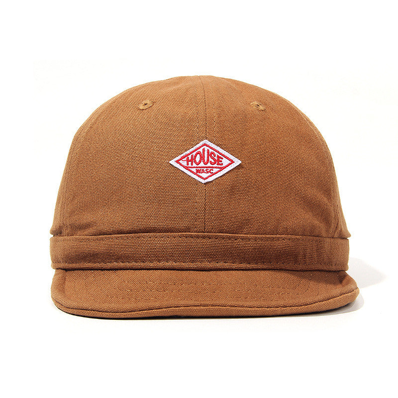 Patch Wide Brim Sunshade Peaked Hat