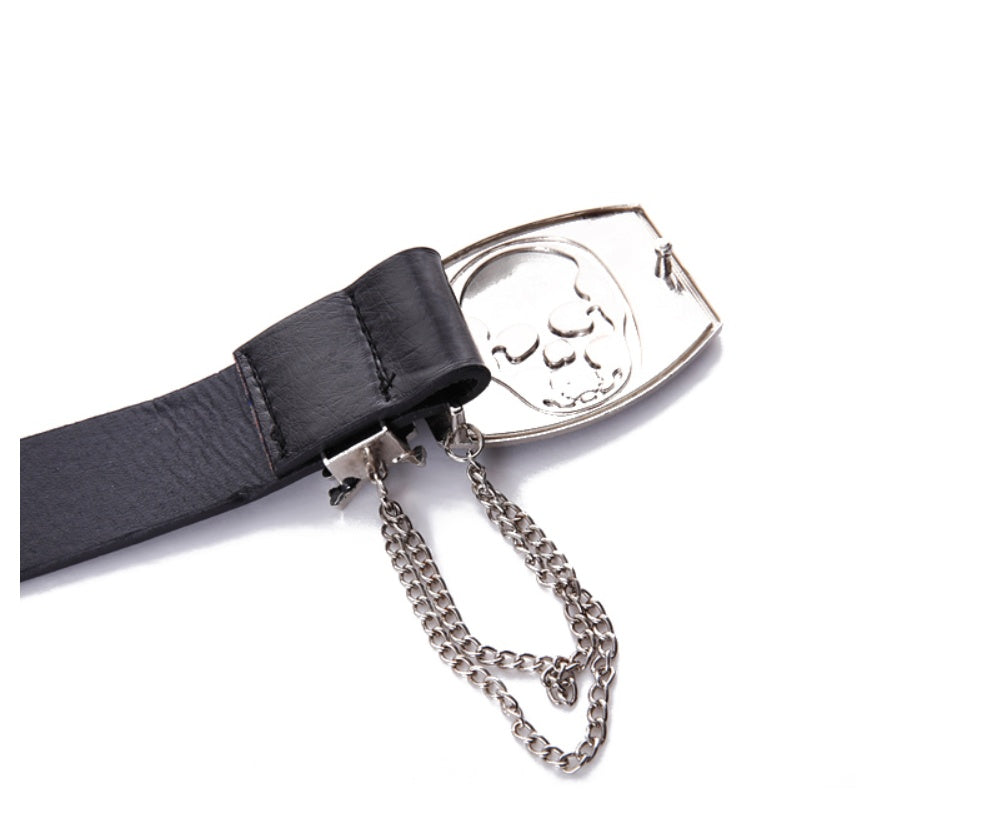 Punk Fashion Skull Lady Belt