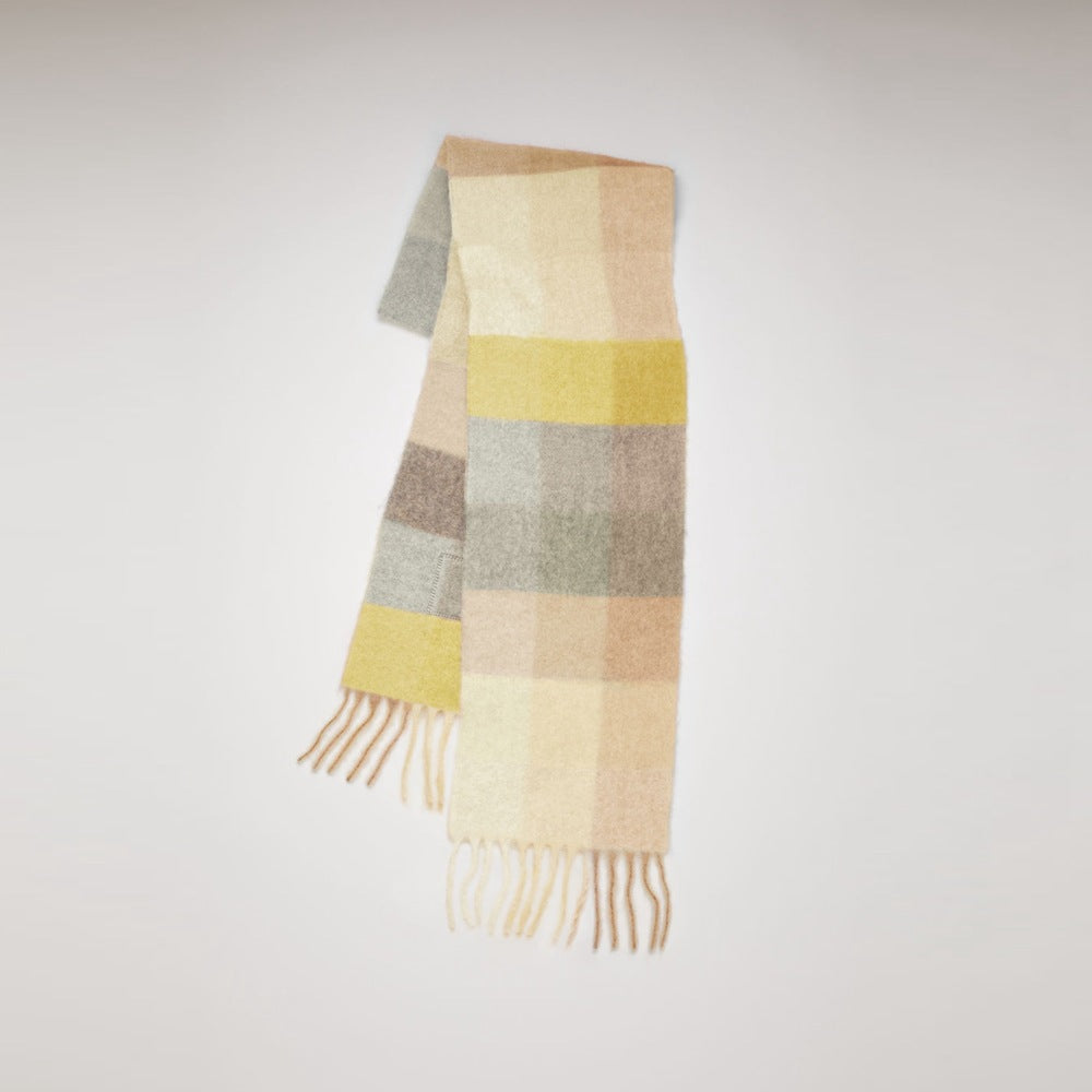 Imitation cashmere thick tassel warm scarf