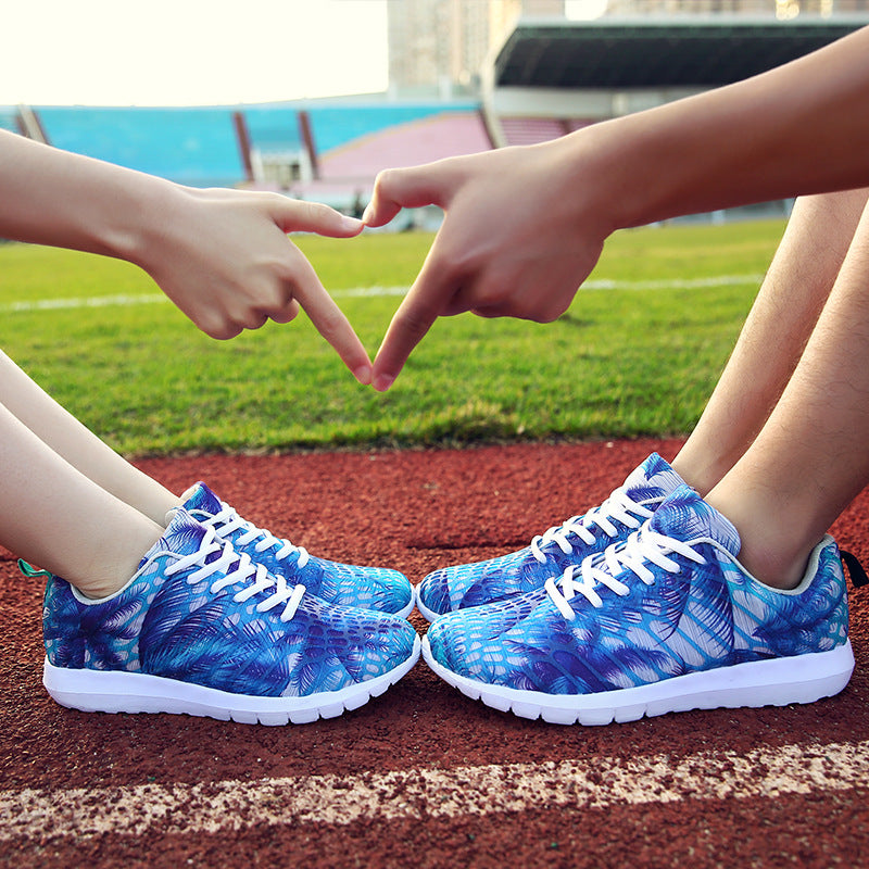 The autumn new students air sports shoes shoes tide camouflage cloth Korean men's casual shoes men's shoes