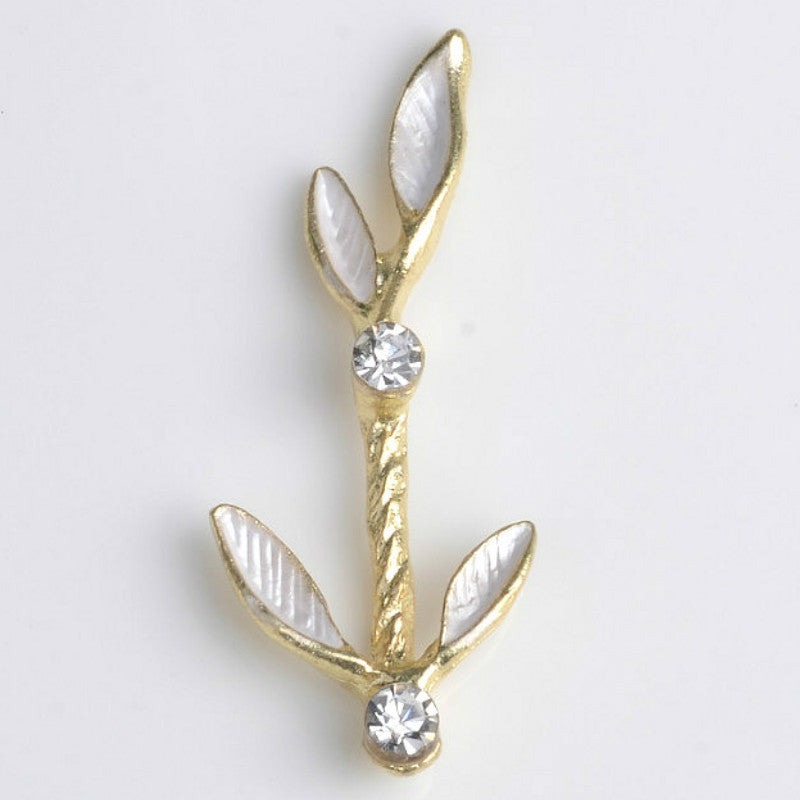 New Alloy Accessories With Drill Tree Branches And Leaves