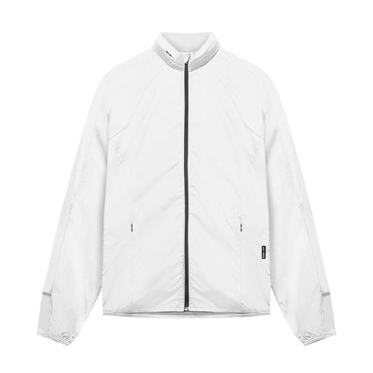 Solid Color Stand Collar Long Sleeve Hoodie Breathable Cardigan Zipper Coat