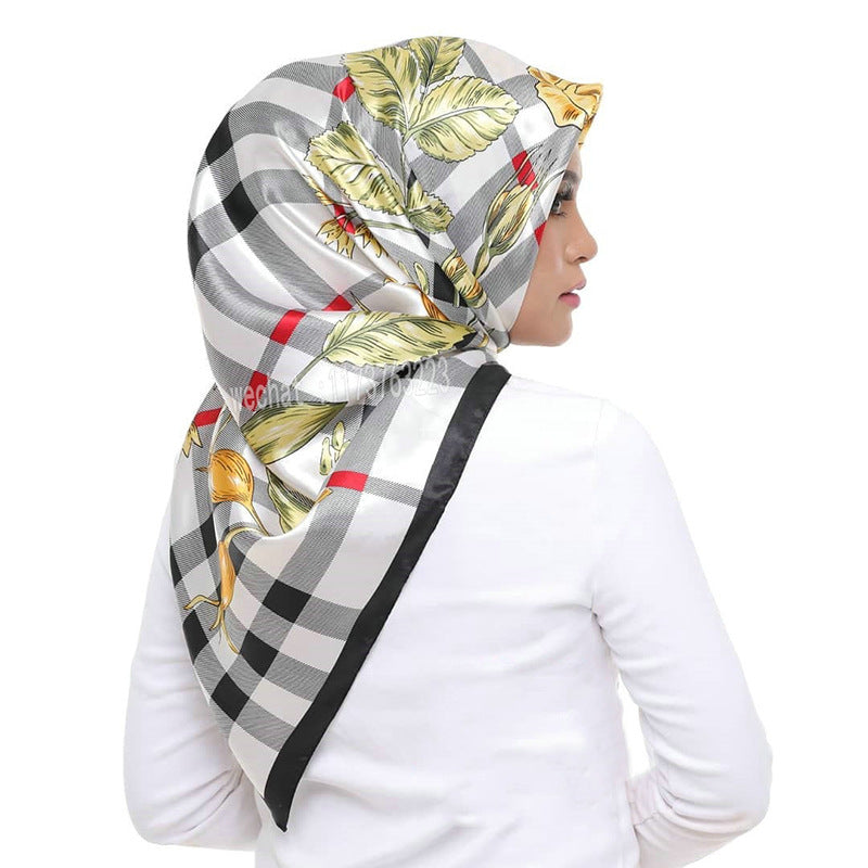 Explosive Leopard Printed Large Square Scarf
