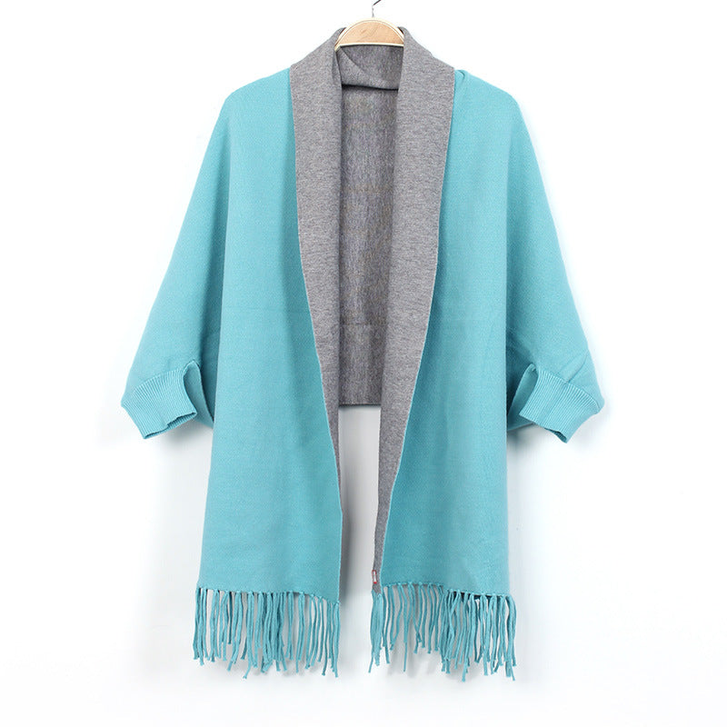 Women's Double-sided Double-color Scarf