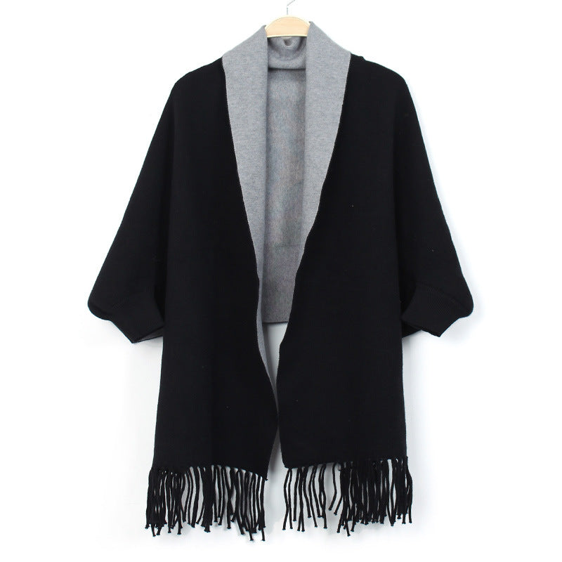 Women's Double-sided Double-color Scarf