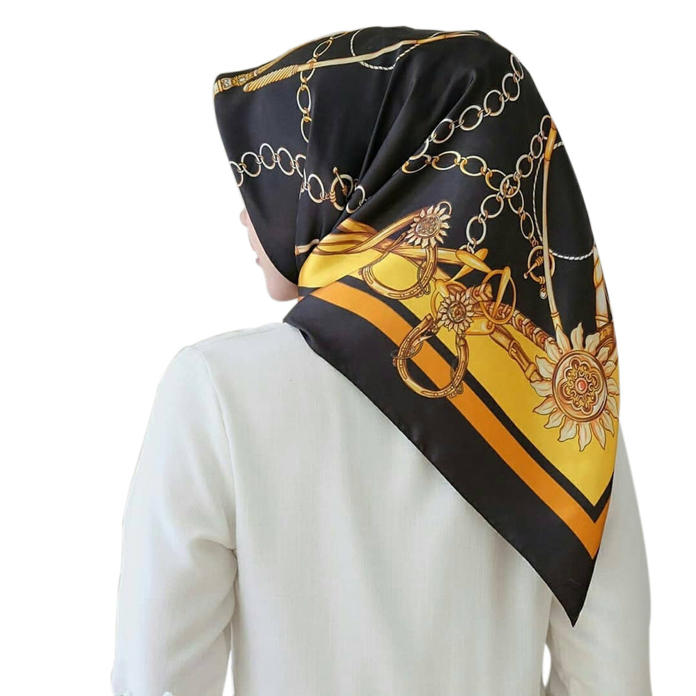 Explosive Leopard Printed Large Square Scarf