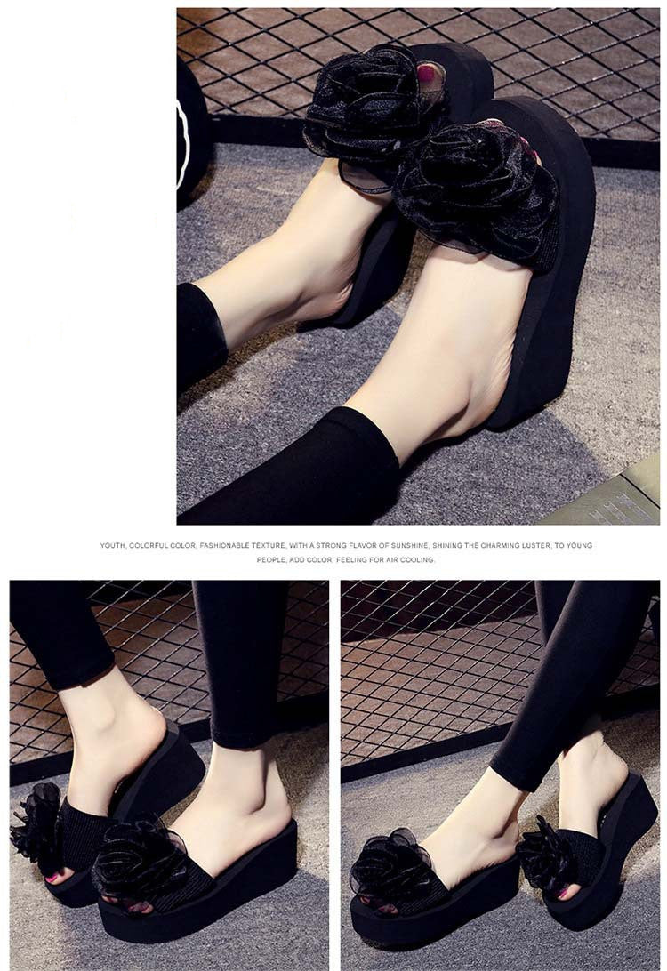 Thick bottom non-slip beach shoes slippers