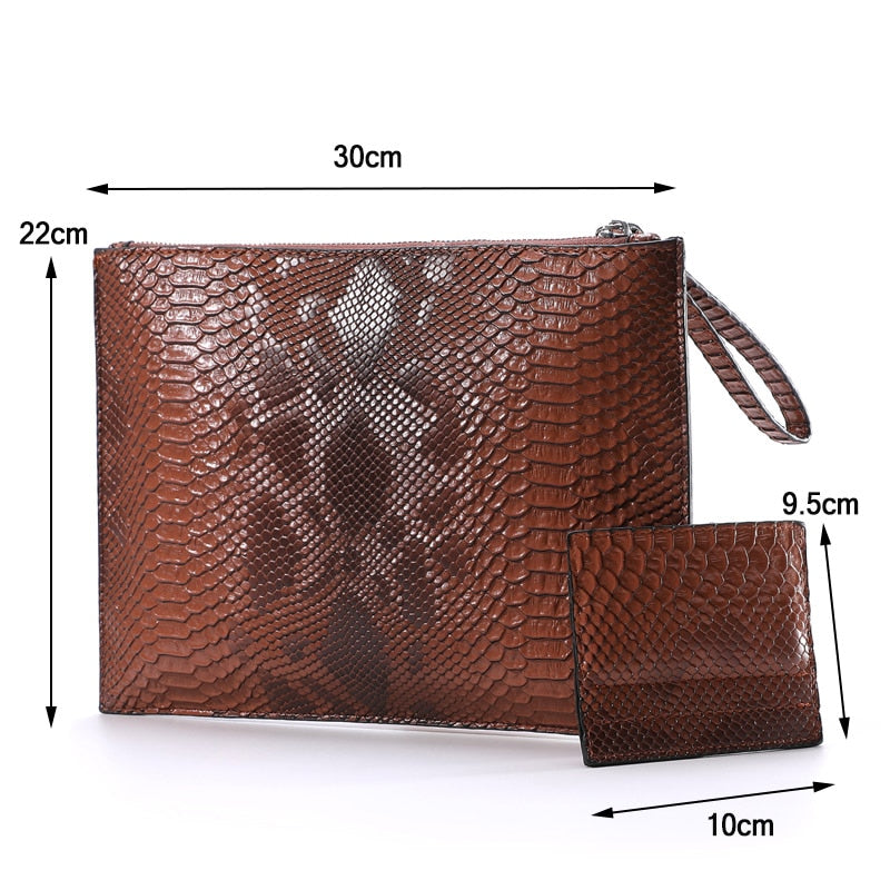 Python pattern women's handbag