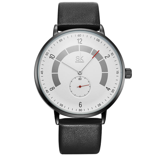 Leather men's fashion sports watch