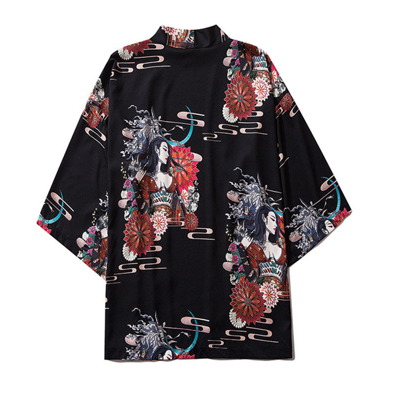 Kimono shirt loose robe