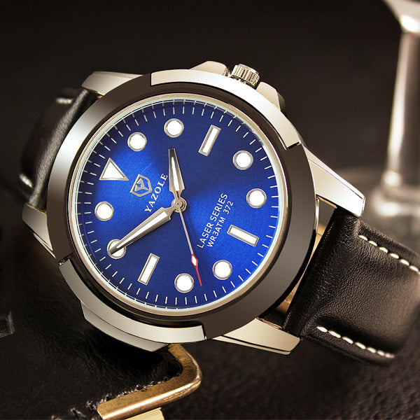 YAZOLE brand quartz watches, non mechanical men's sports watches, luminous green ghost series watches wholesale