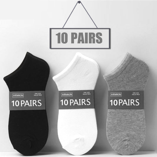 Middle and high grade cotton solid color sock