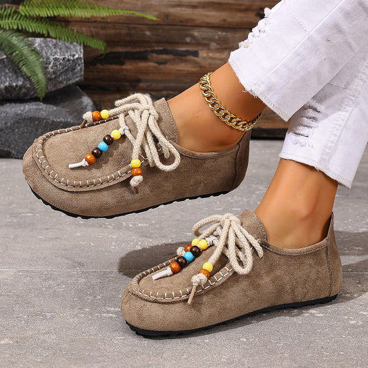 Plus-size Vintage Birkenstock-style Suede Casual Loafers