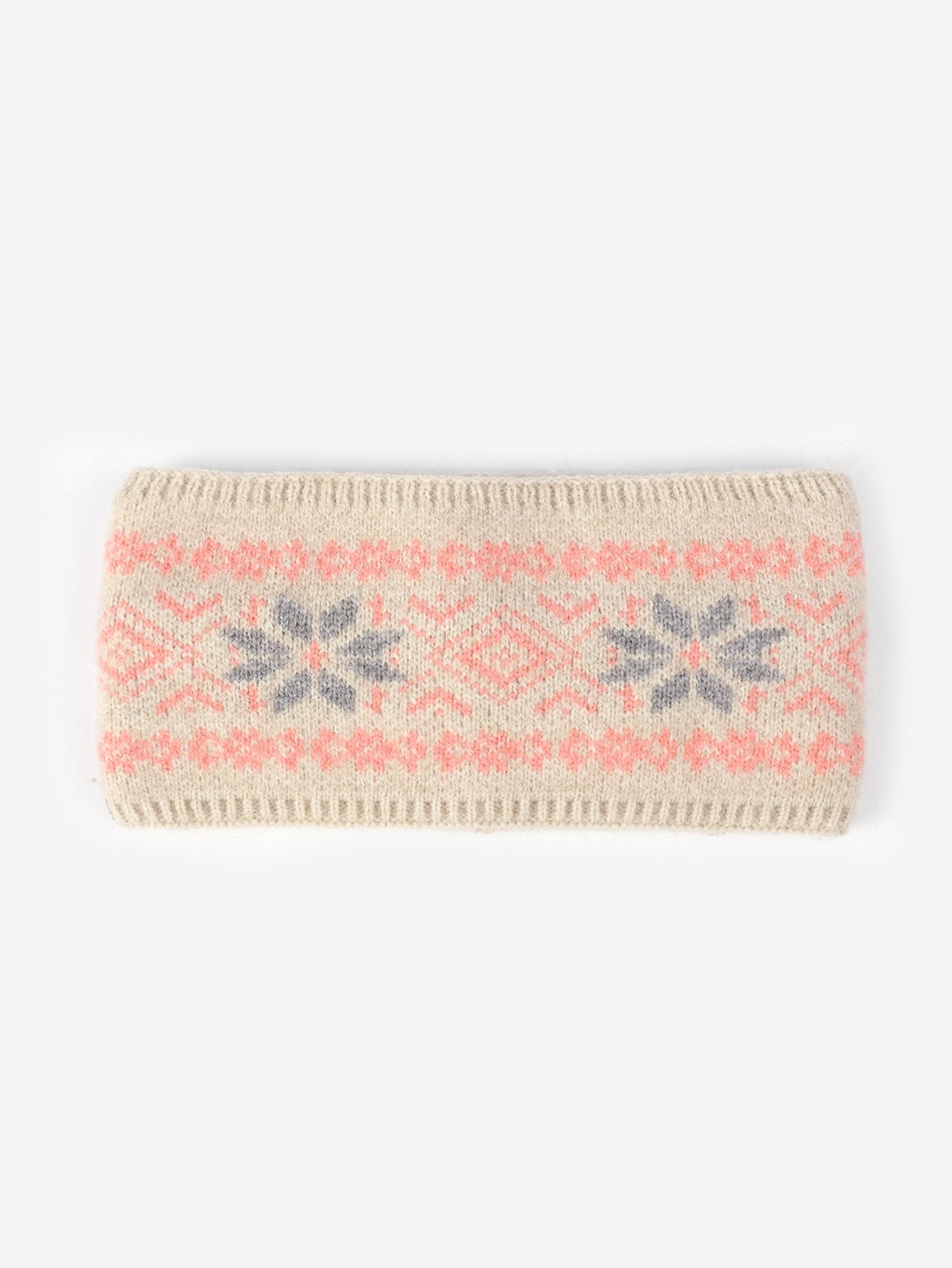 Knitted Hairband With A Wide Brim