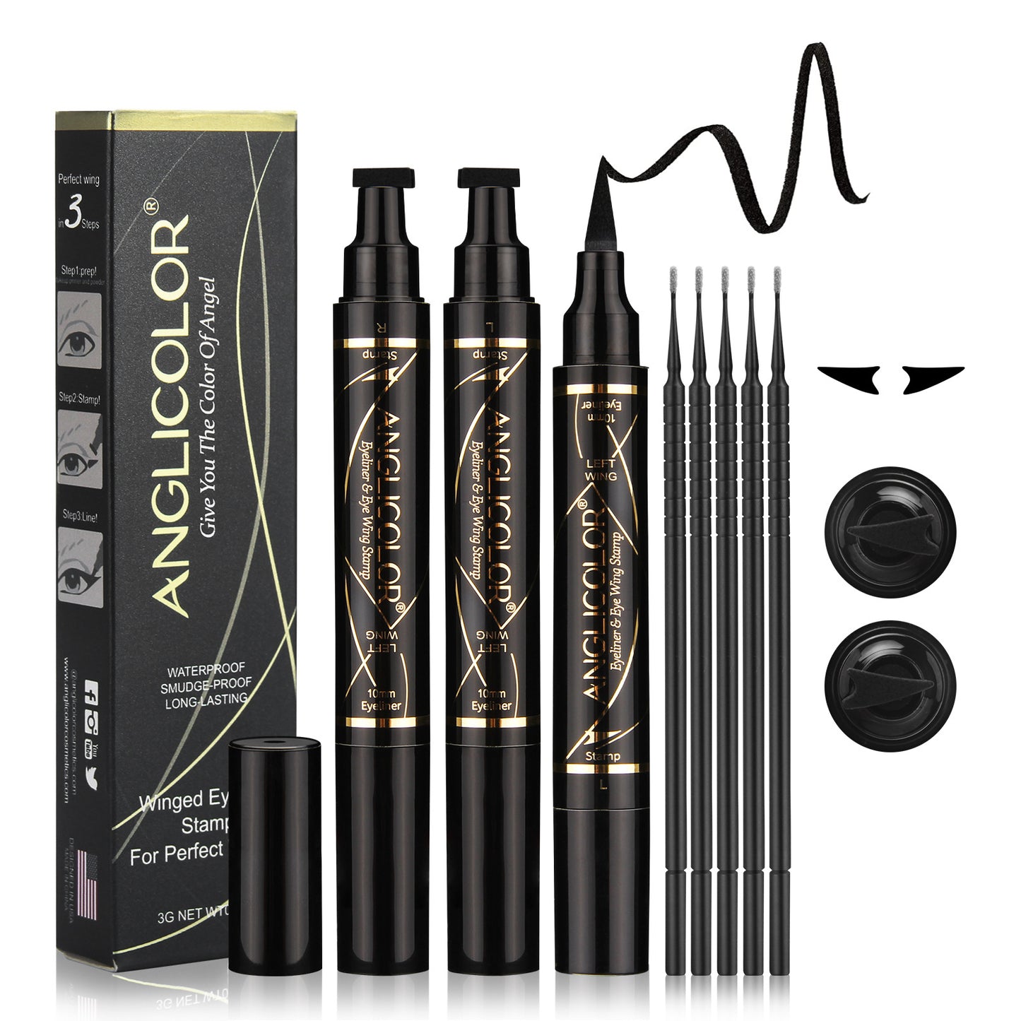 Makeup Double-headed Seal Eyeliner Waterproof And Sweat-proof