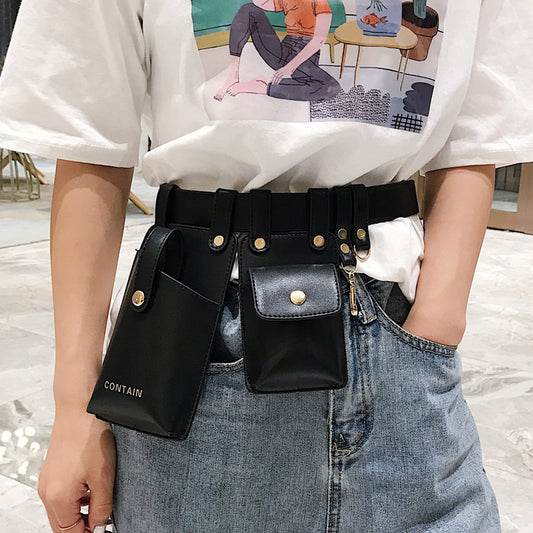 Fashionable belt mobile phone bag