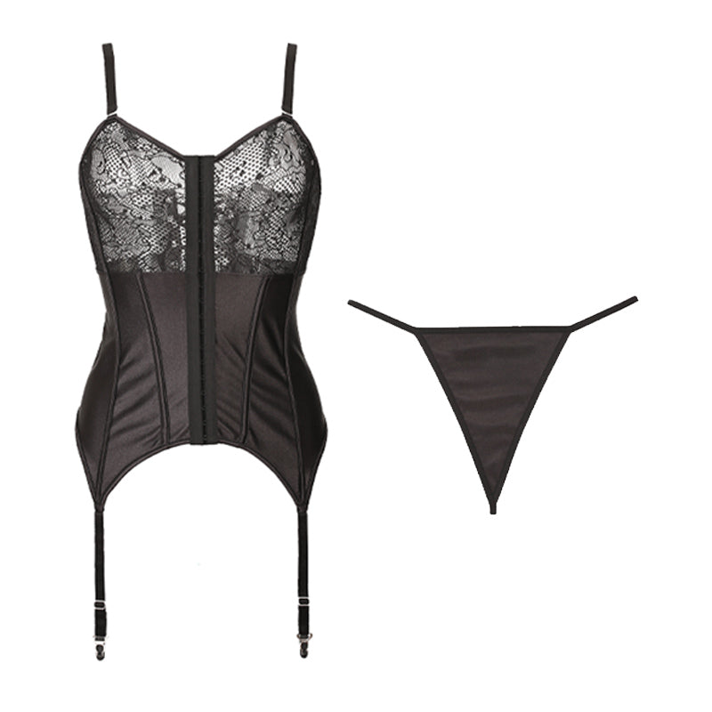 Body-shaping Jumpsuit Female Gather Slim-fit Abdominal Retraction Lace