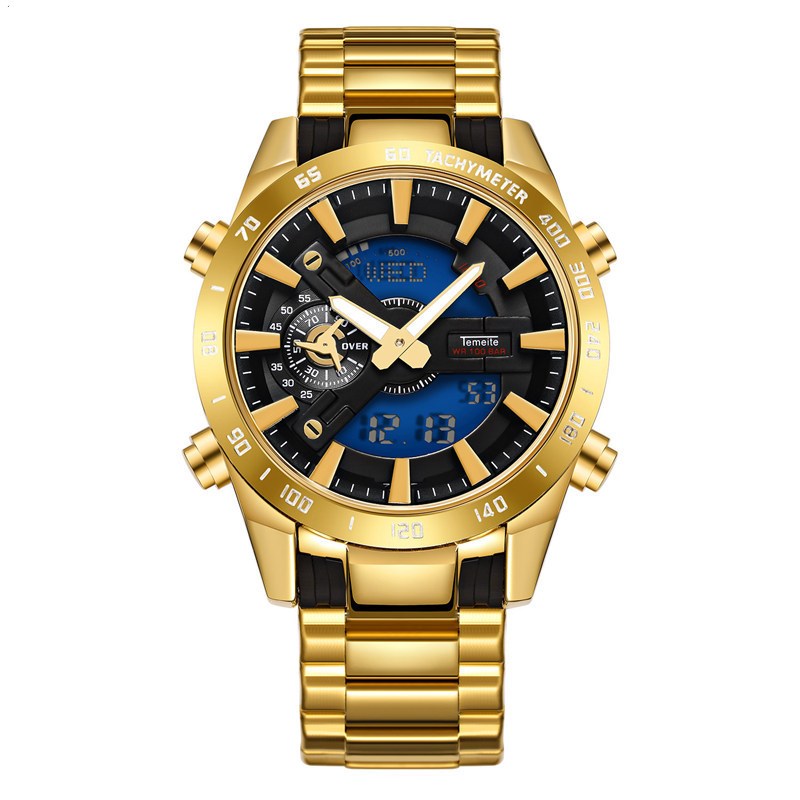 Double movement of men's watch