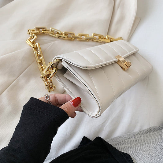 Fashion Lock OL Commuter Chain Women's Handbag