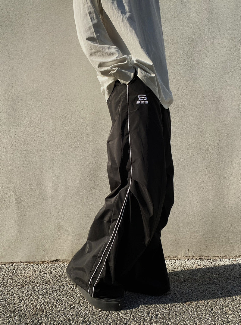 Retro Drape Wide-leg Mopping Men's And Women's Sports Pants