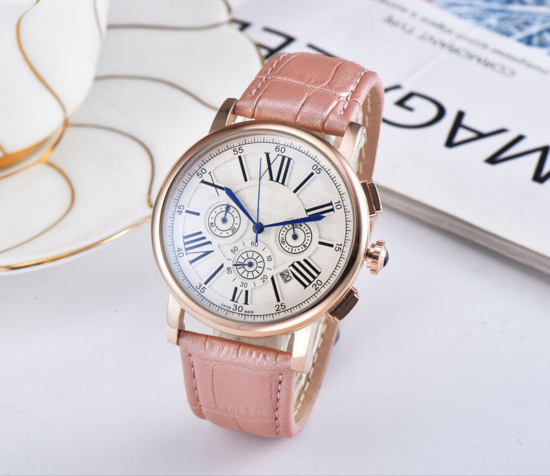 running seconds business watch 6-pin